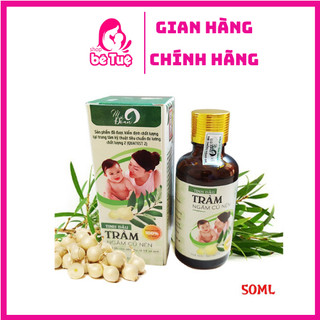Tinh dầu tràm ngâm củ nén Mệ Đoan giữ ấm kháng khuẩn đuổi muỗi giữ ấm 50ml
