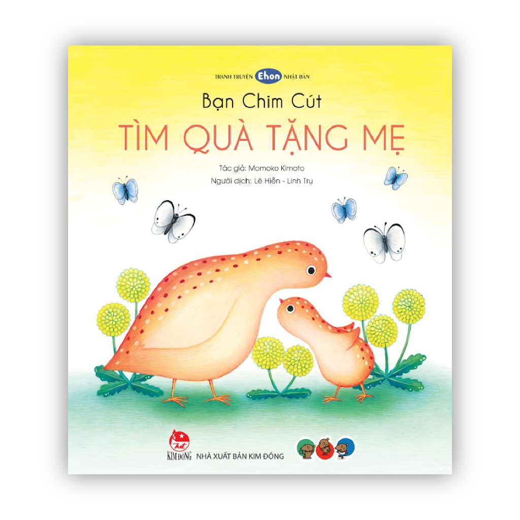 Sách Ehon Làm quen với sách cho bé 0 2 tuổi - Bạn chim cút tìm quà tặng mẹ (Tranh truyện ehon Nhật Bản cho bé)