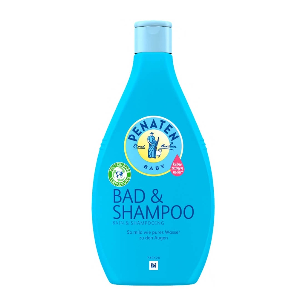 Sữa Tắm Gội Cho Trẻ Từ Sơ Sinh Chống Cảm Penaten Bad & Shampoo 400ml, Hàng nội địa Đức