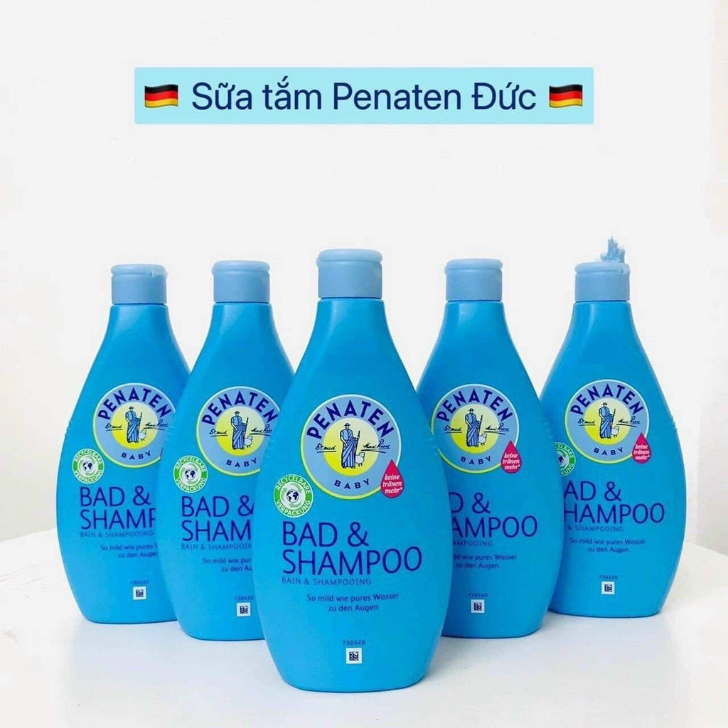 Sữa Tắm Gội Cho Trẻ Từ Sơ Sinh Chống Cảm Penaten Bad & Shampoo 400ml, Hàng nội địa Đức