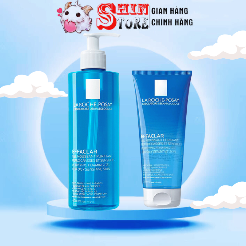 Sữa rửa mặt La Roche-Posay Effaclar 400ml cho da dầu, mụn, nhạy cảm chính hãng