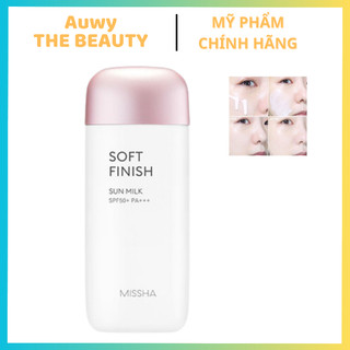 Kem chống nắng missha soft finish sun milk spf50 70ml