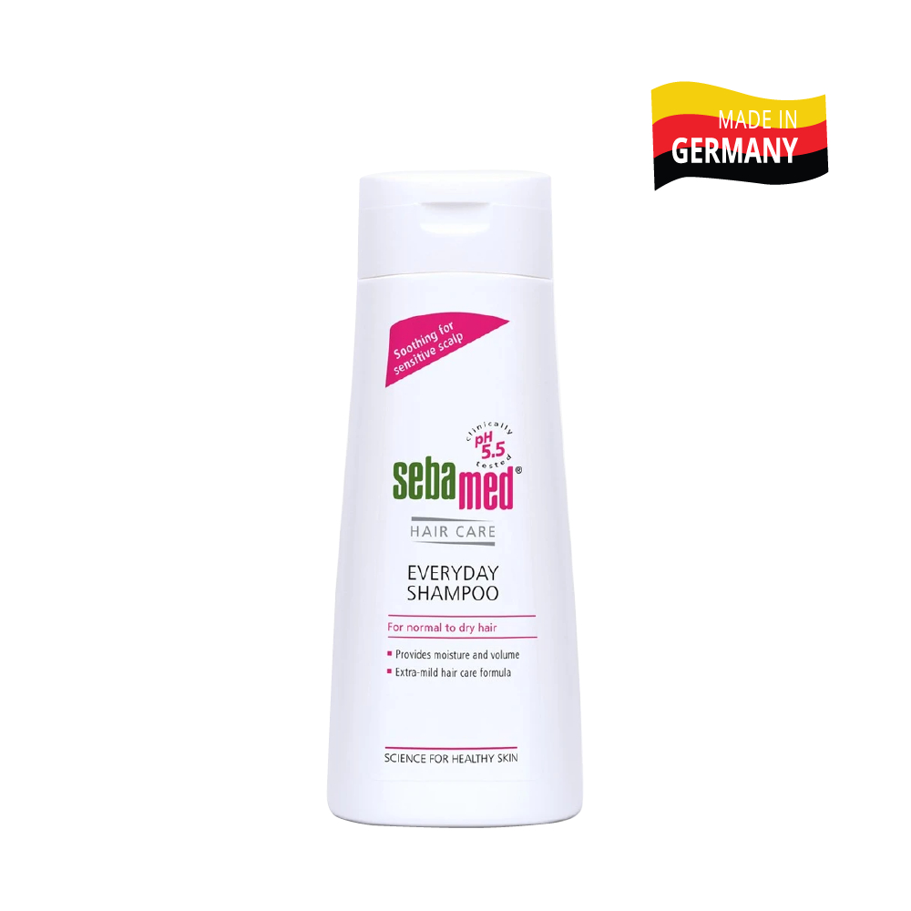 [HSD 30.03.2024] Dầu gội chăm sóc tóc mỗi ngày Sebamed Hair Care Everyday Shampoo pH5.5 (200ml)
