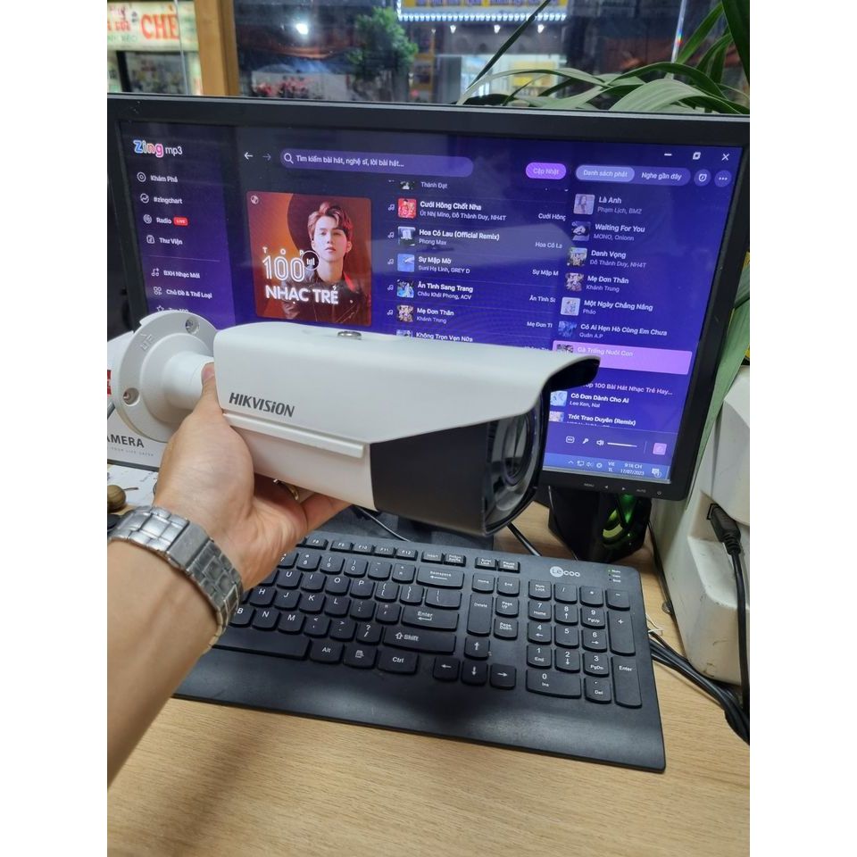 Cam hik analog khủng long chuyên ao vườn,trang trại,nhà xưởng...2mp TVI cao cấp nên nét hơn hầu hết cam analog thông thư