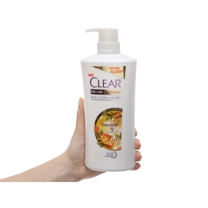 Dầu gội Clear thảo dược 630g