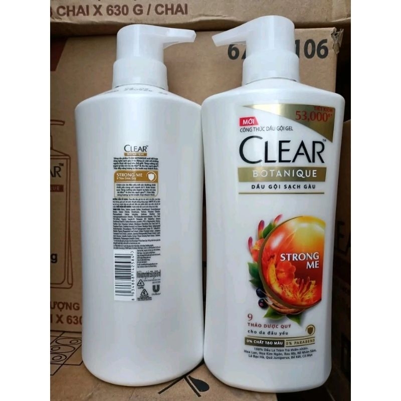 Dầu gội Clear thảo dược 630g