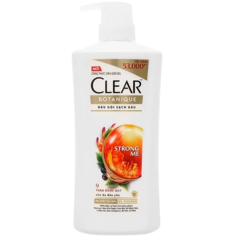 Dầu gội Clear thảo dược 630g