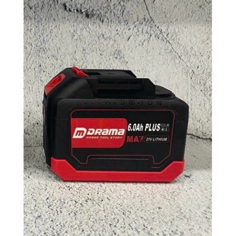 Pin DRAMA Plus 15 cell Mạch 6 mosfed, Cell pin 2000mah, Có đèn báo pin, Chân phổ thông 4cm