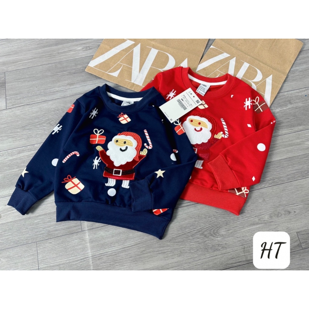 SET 2 ÁO NOEL THÊU LÔNG ĐÁP NỔI