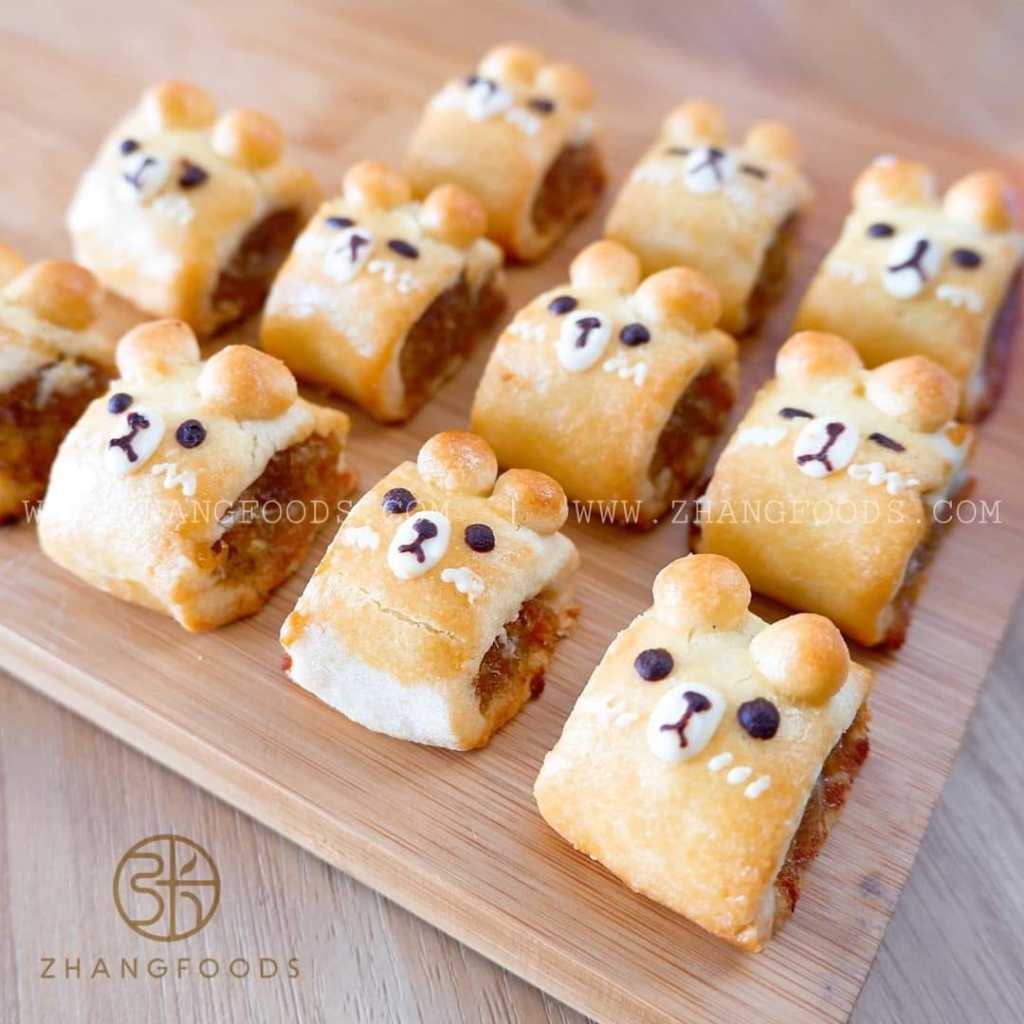 BÁNH DỨA HÌNH GẤU MINI VỊ TRUYỀN THỐNG
