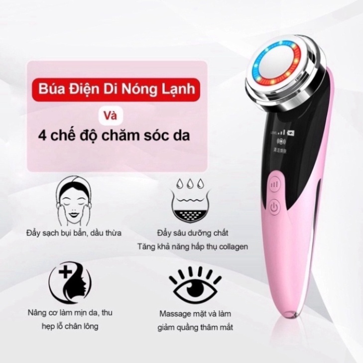 Máy Massage, đẩy tinh chất LUXE làm sạch sâu, dưỡng da