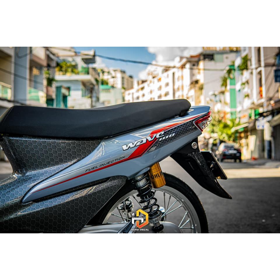 Tem rời wave 110 xi măng đơn giản 2023