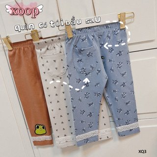  Sét 5 quần dài XOOP cotton hàn  cho bé gái   cân nặng từ 9-19kg  XQ3 Shop Phúc Yến 