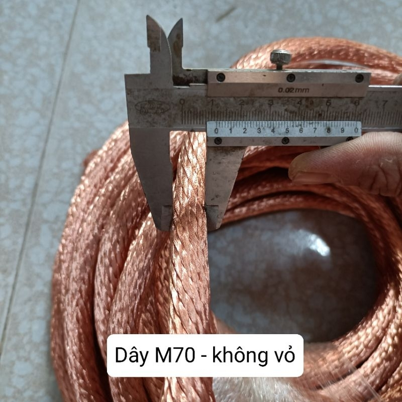 Dây đồng trần bện M50, M70, M95, M120 chế máy hàn cell pin