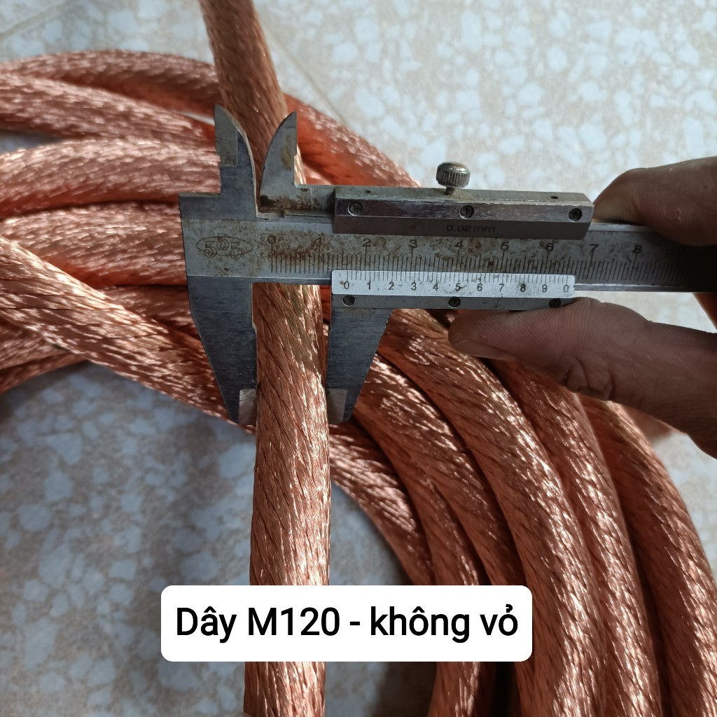 Dây đồng trần bện M50, M70, M95, M120 chế máy hàn cell pin