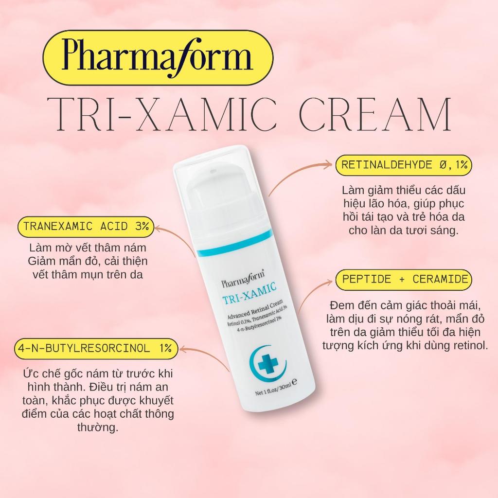 Kem dưỡng Chống lão hóa, làm sáng da, cải thiện thâm nám PHARMAFORM  Tri-Xamic Cream