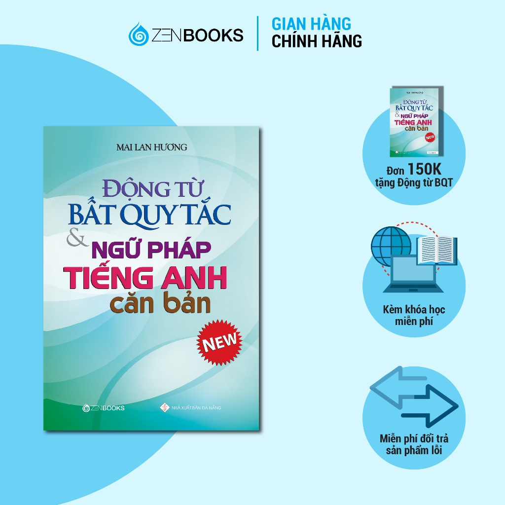 Sách Động Từ Bất Quy Tắc Và Ngữ Pháp Tiếng Anh Cơ Bản Mai Lan Hương | BigBuy360 - bigbuy360.vn