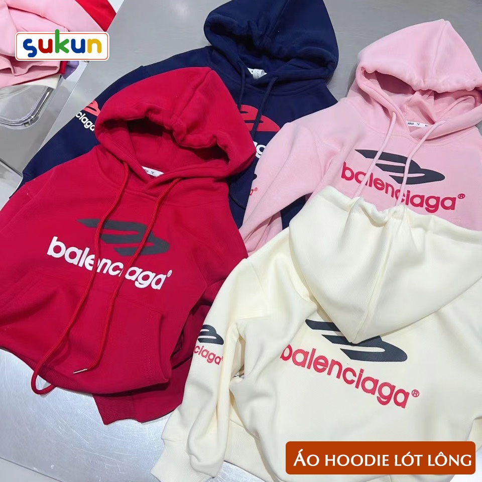 Áo hoodie đỏ diện noel tết cho bé gái bé trai Sukun - Áo hoodie nỉ có mũ cho bé trai loại đẹp Kunkids