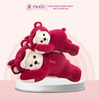 Gối ôm gấu Lena teddy mặc áo Toy Story lông xù bông cao cấp - NHÓC