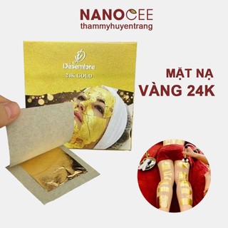 Mặt Nạ Vàng Lá 24K Nâng Cơ, Xóa Bỏ Nếp Nhăn, Làm Trắng Da, Giảm Sạm Nám, Trẻ Hóa Da