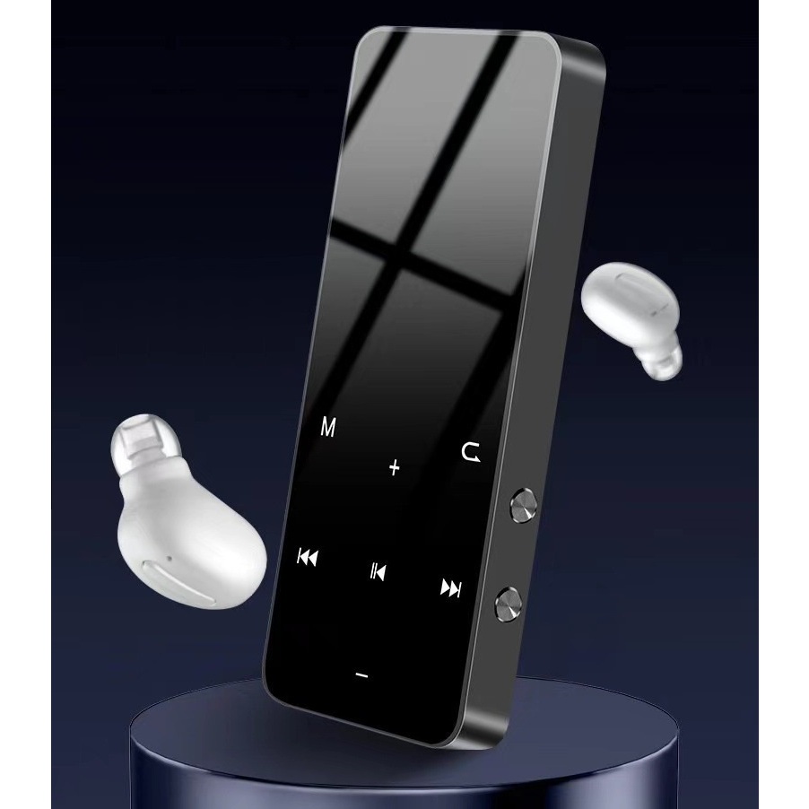 Máy Nghe Nhạc Mp3 Mp4 Lossless Bluetooth cảm ứng bộ nhớ trong 16GB / 64GB tích hợp Loa và Đài FM