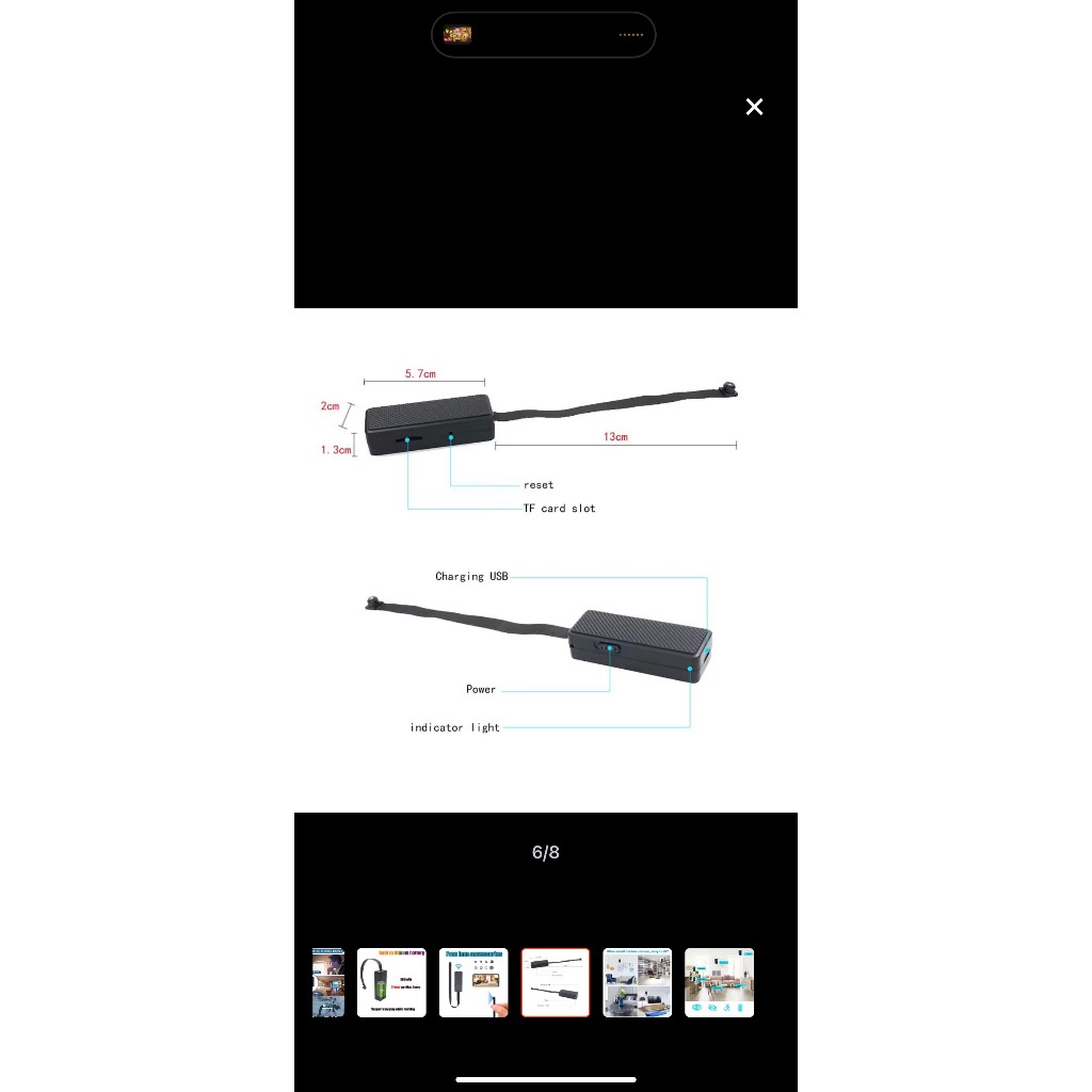Camera wifi MINI V99-smax-1080p xem qua điện thoại