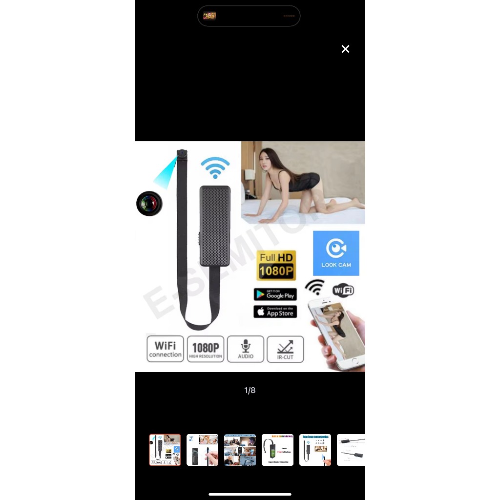 Camera wifi MINI V99-smax-1080p xem qua điện thoại