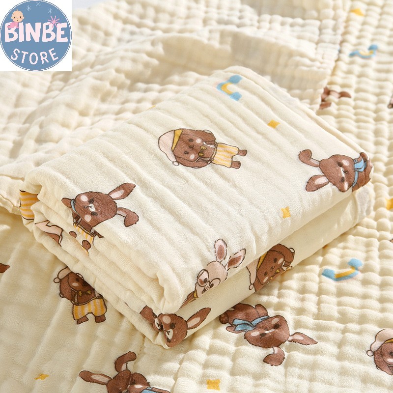 Khăn tắm xô đa năng siêu mềm siêu thấm cho bé sơ sinh Binbestore