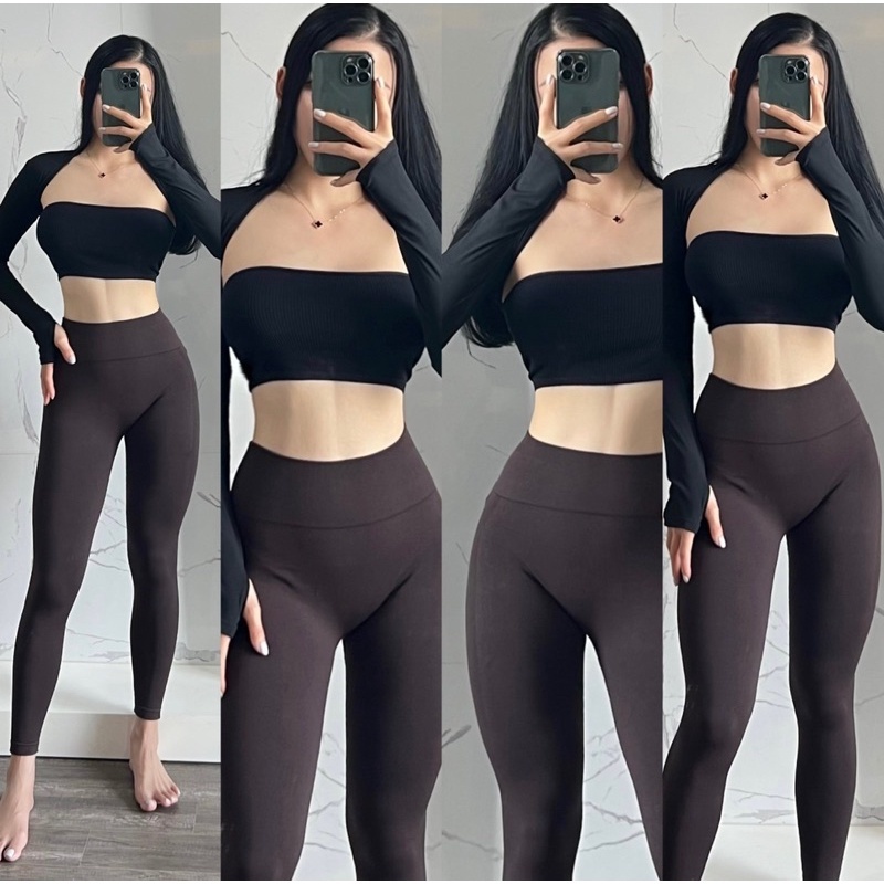 Quần legging nữ Alphalete Amplifym cao cấp