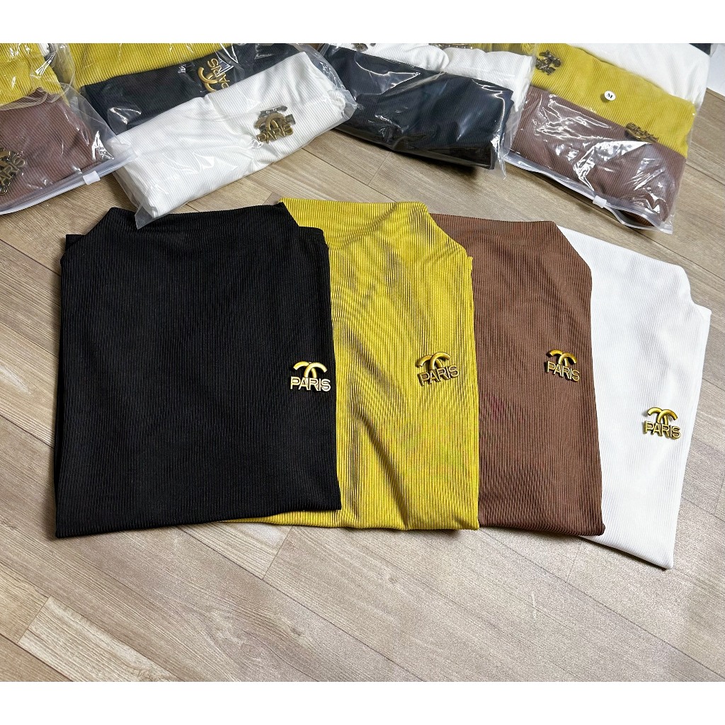 SÉT 4 ÁO TĂM CỔ 3P CHO NỮ