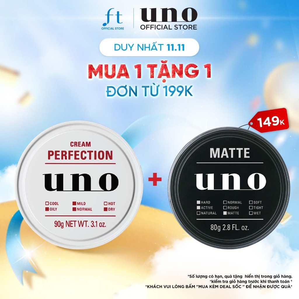 Kem đêm Dưỡng ẩm Kiềm dầu 5 trong 1 UNO Cream Perfection 90g