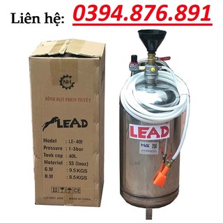 Bình phun bọt tuyết inox lead 40l le-40i