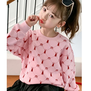 Áo thu đông cho bé gái, áo nỉ thu đông hình thỏ vải nỉ bông dày dặn thiết kế đẹp đường may kĩ cho bé 18-48kg