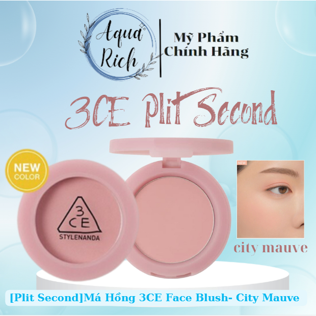 [SPLIT SECOND] Má Hồng 3CE Face Blush City Mauve - 5G