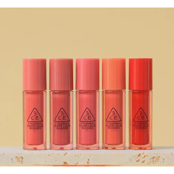 Má Hồng 3CE Sheer Liquid Blusher Dạng Kem