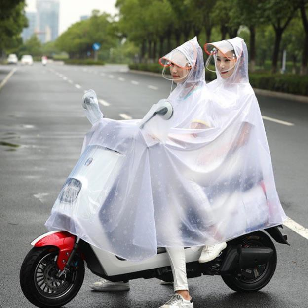Bộ Áo Mưa TUYẾT Đi Xe Máy Trong Suốt Thời Trang, Chống Thấm Nước .ĐTCA