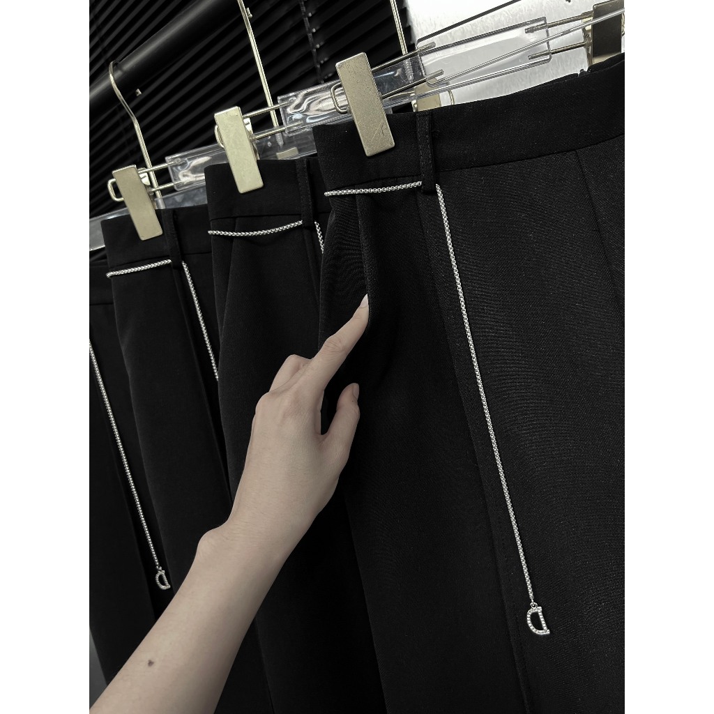 BIGSIZE QUẦN SUÔNG KÈM XÍCH - 19763