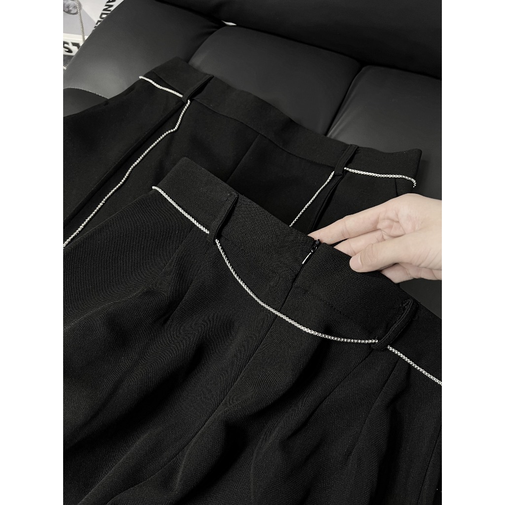 BIGSIZE QUẦN SUÔNG KÈM XÍCH - 19763