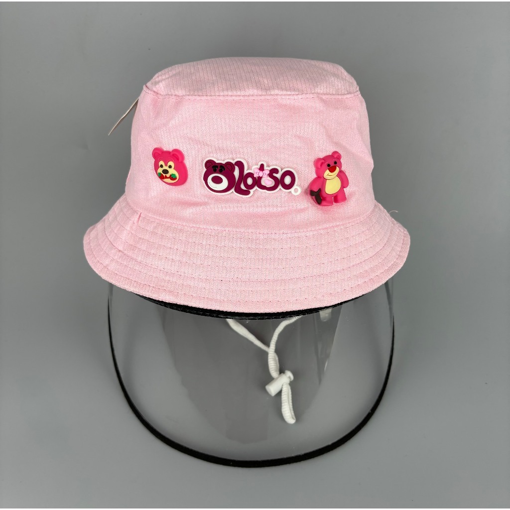 Nón tai bèo có dây gấu dâu cho trẻ em LOSTO - Mũ vành cho bé trai bé gái, M200