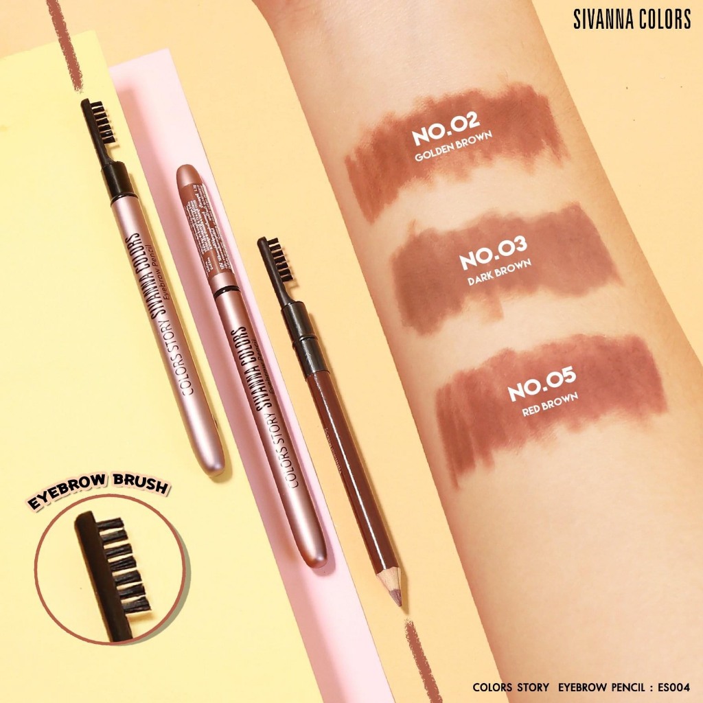 Chì Kẻ Mày Sivanna Colors Story Eyebrow Pencil ES004