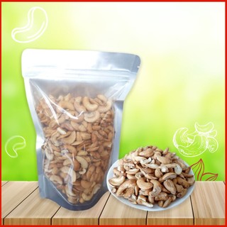 Hạt điều rang muối vỡ đôi sạch vỏ lụa thơm giòn béo