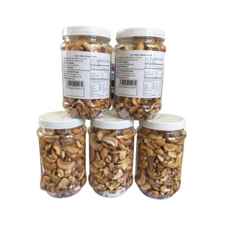 1kg Hạt Điều Rang Muối Vỡ Đôi Sạch Vỏ Lụa Dương Cát Bình Phước Thơm Ngon Giòn Béo