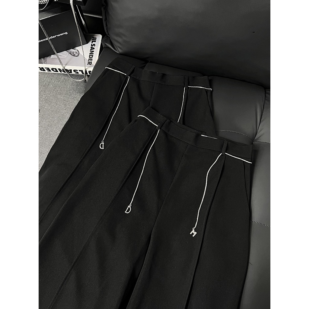 BIGSIZE QUẦN SUÔNG KÈM XÍCH - 19763