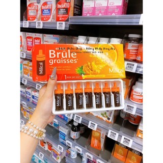 Detox, Hỗ trợ giảm mỡ nội tạng cam dứa Milical Brule Graisses đủ bill