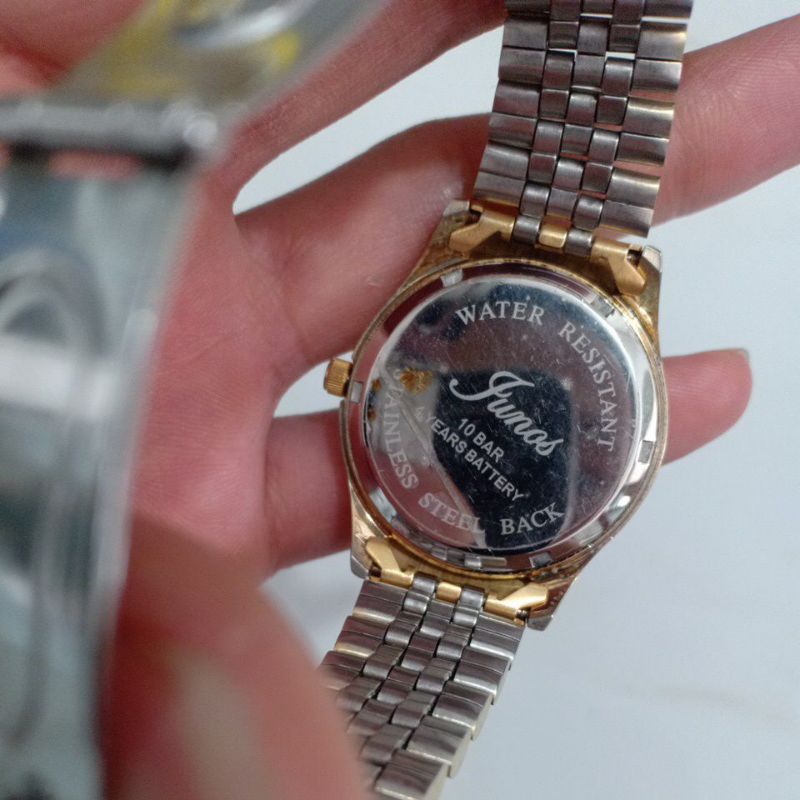 Đồng hồ si nam hiệu JUNOS si vàng