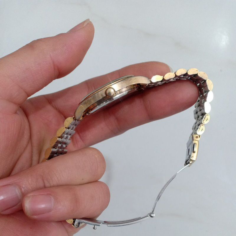 Đồng hồ si nam hiệu JUNOS si vàng