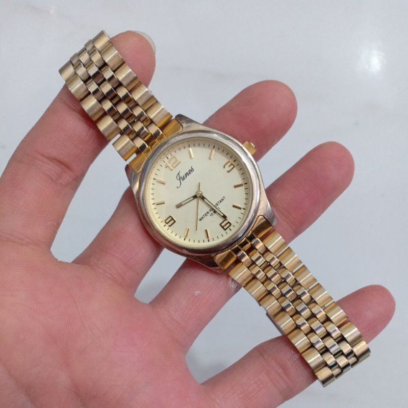 Đồng hồ si nam hiệu JUNOS si vàng