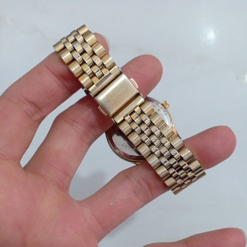 Đồng hồ si nam hiệu JUNOS si vàng