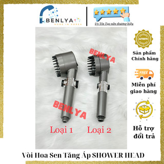 Vòi hoa sen tăng áp shower head 3 chế độ-đầu vòi hoa sen mát xa cao cấp