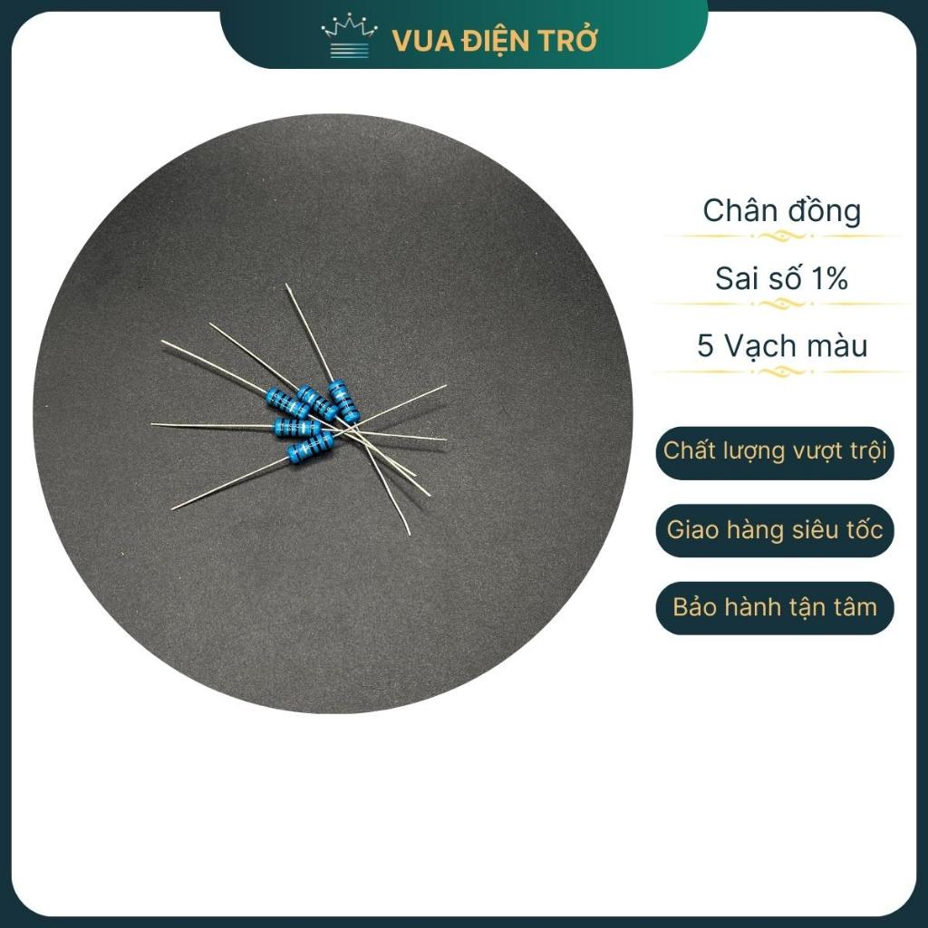 Điện trở 1W 820K 1% chân đồng chất lượng tốt  vua điện trở
